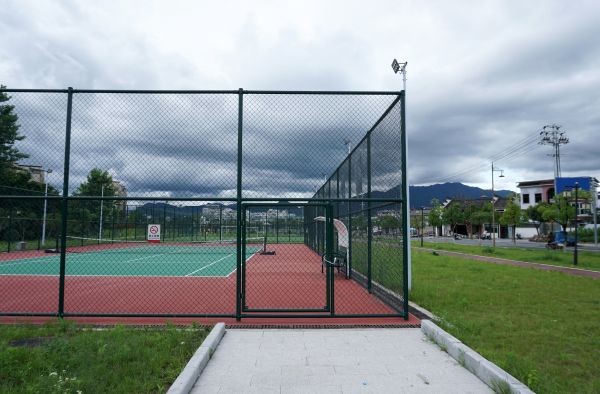 Tennis Court Fence Replacement in Santa Fe