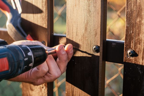Rustic Fence Installation in Santa Fe