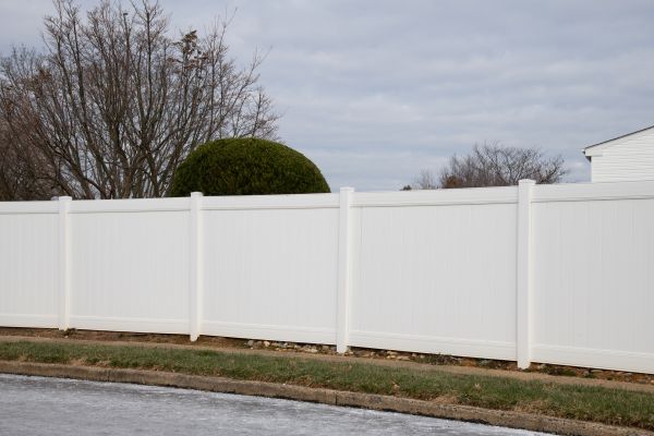 Solid Vinyl Fence Installation in Santa Fe