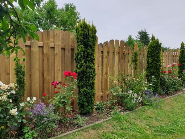 Leaning Fence Repair in Santa Fe