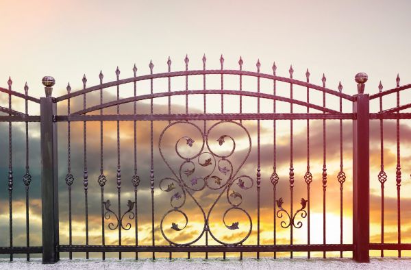 Iron Fence Placement